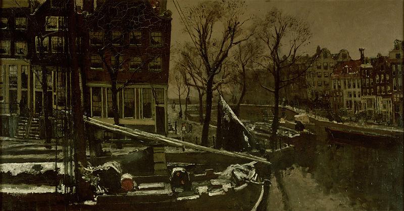 George Hendrik Breitner Winter in Amsterdam Germany oil painting art
